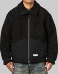 Boa Fleece B-3 Type Jacket - Black