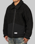 Boa Fleece B-3 Type Jacket - Black