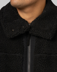 Boa Fleece B-3 Type Jacket - Black