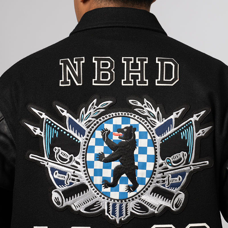 Stadium Jacket - Black/White