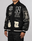 Stadium Jacket - Black/White