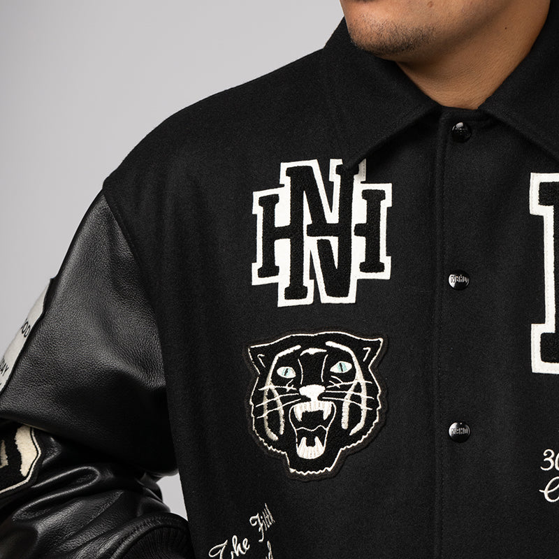 Stadium Jacket - Black/White