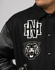 Stadium Jacket - Black/White