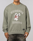 Pigment Dyed Sweatshirt - Olive Drab