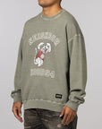 Pigment Dyed Sweatshirt - Olive Drab