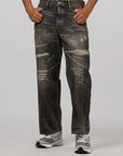 Savage Denim DP Wide Pant - Black