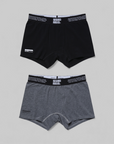 Classic 2 Pack Underpants - Black/Grey
