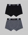 Classic 2 Pack Underpants - Black/Grey