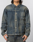 Savage Denim Type-1 Jacket - Indigo