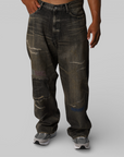 Savage Denim DP Wide Pant - Black