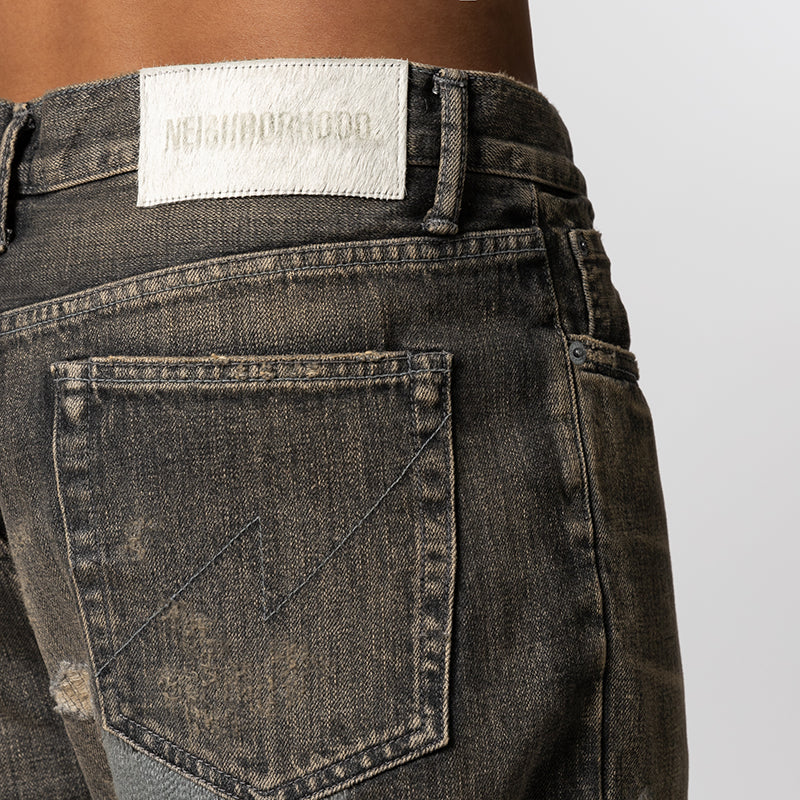 Savage Denim DP Wide Pant - Black