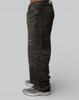 Savage Denim DP Wide Pant - Black