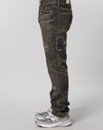 Savage Denim DP Mid Pant - Black