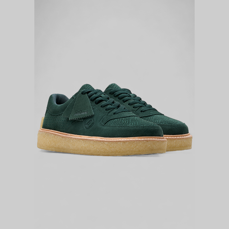 X Ronnie Fieg Sandford Low - Dark Green Sashiko