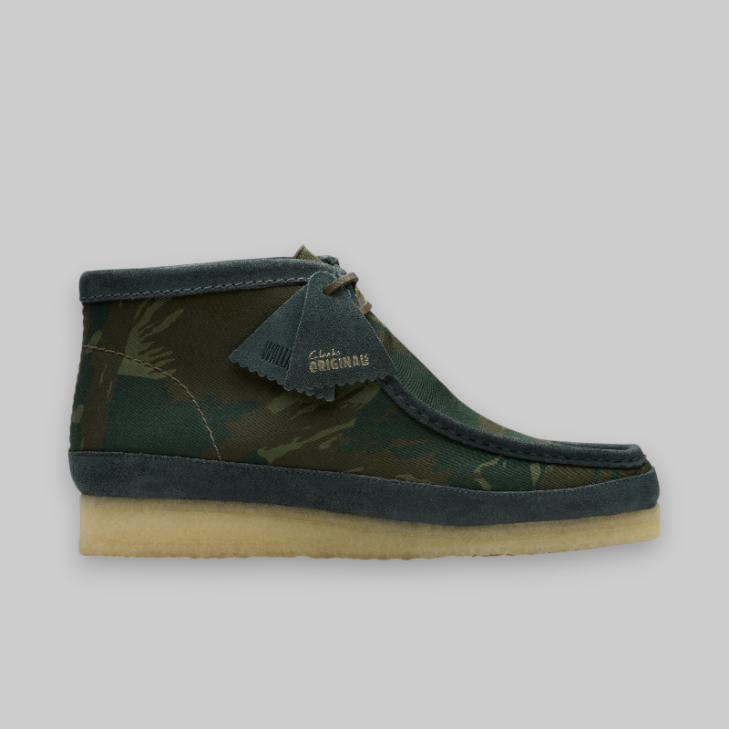 Wallabee Boot - Green Camouflage &quot;Harajuku Pack&quot;