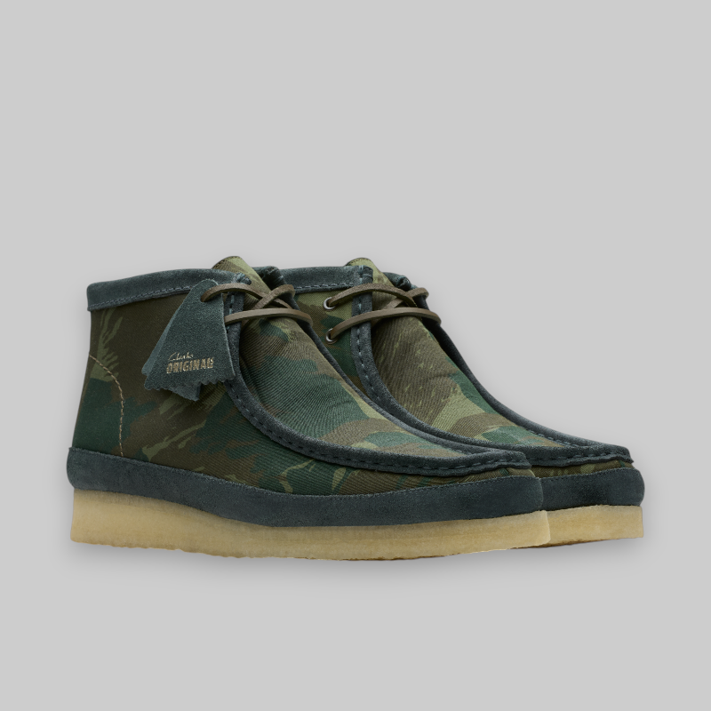 Wallabee Boot - Green Camouflage &quot;Harajuku Pack&quot;