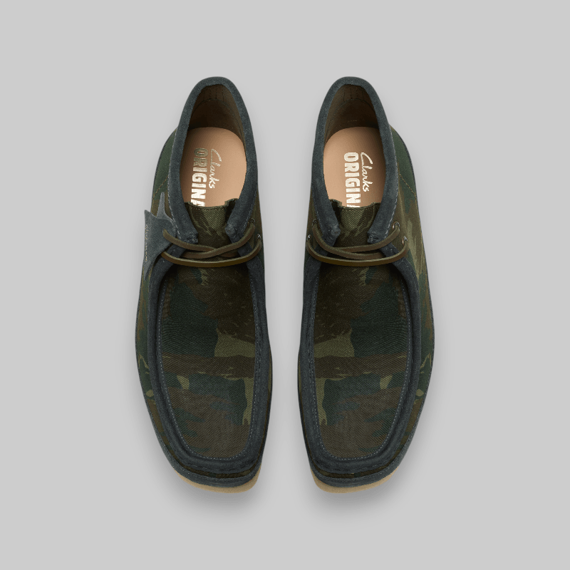 Wallabee Boot - Green Camouflage &quot;Harajuku Pack&quot;