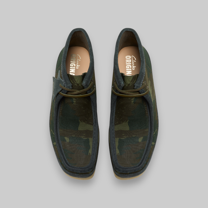 Wallabee Boot - Green Camouflage &quot;Harajuku Pack&quot;