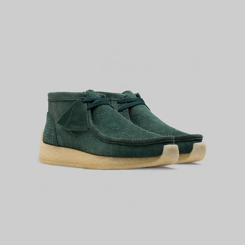 X Ronnie Fieg Rosendale Boot - Dark Green Sashiko