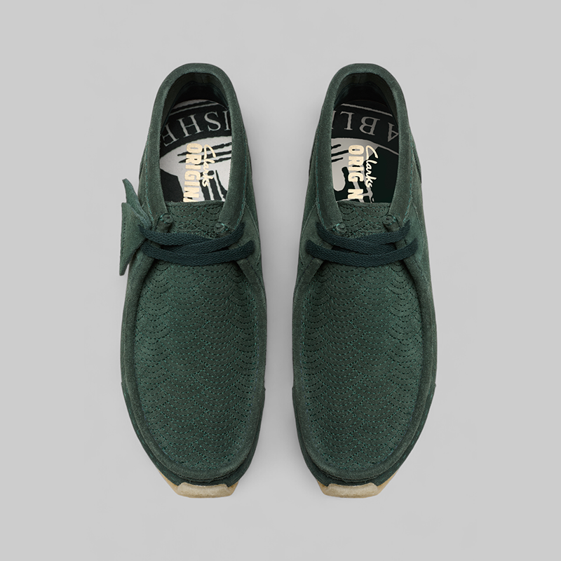 X Ronnie Fieg Rosendale Boot - Dark Green Sashiko