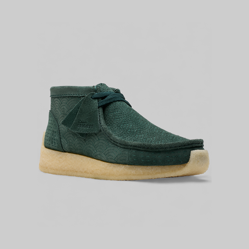 X Ronnie Fieg Rosendale Boot - Dark Green Sashiko