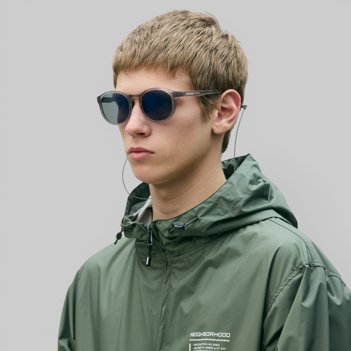 NH X Owlmils . Tsukuyomi Sunglasses - Grey/Grey