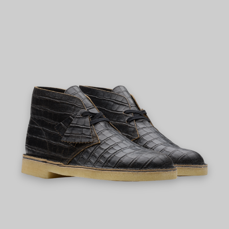 Desert Boot - Black/Croc Distress &quot;Harajuku Pack&quot;