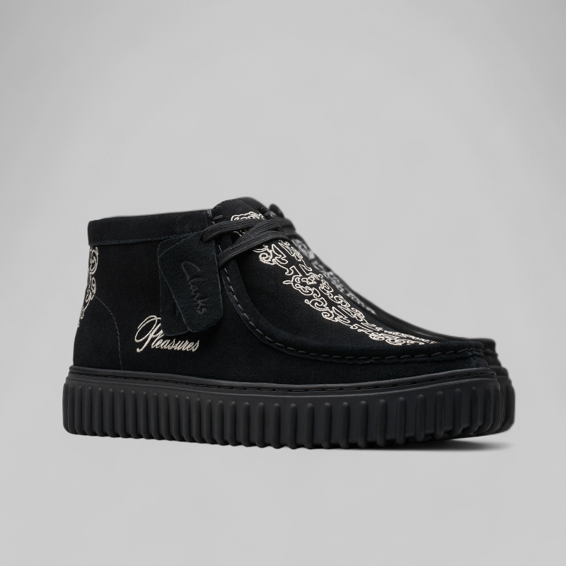 X Pleasures Torhill Woven - Black Suede