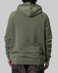 Pigment Dyed Sweat Hoodie - Olive Drab