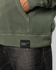 Pigment Dyed Sweat Hoodie - Olive Drab