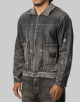 Savage LW Denim Zip Jacket - Black