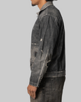 Savage LW Denim Zip Jacket - Black