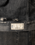 Savage LW Denim Zip Jacket - Black