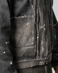 Savage LW Denim Zip Jacket - Black