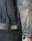 Savage LW Denim Zip Jacket - Indigo