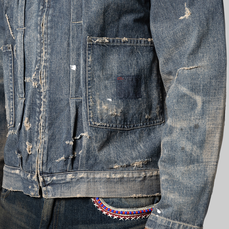 Savage LW Denim Zip Jacket - Indigo
