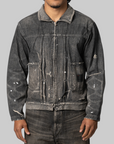 Savage LW Denim Zip Jacket - Black