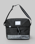 Reflective Messenger Bag - Black