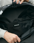 Reflective Messenger Bag - Black
