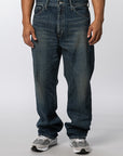 Washed Denim DP Basic Pant - Indigo
