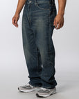 Washed Denim DP Basic Pant - Indigo