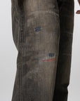 Savage Denim DP Wide Pant - Black