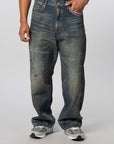 Savage Denim DP Wide Pant - Indigo