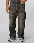 Savage Denim DP Wide Pant - Black