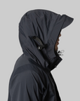 Map . Pullover jacket - Black