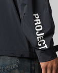 Map . Pullover jacket - Black
