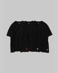 3-Pack T-Shirt Set - Black - LOADED