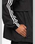 3 Stripes Nylon Half Zip - Black - LOADED