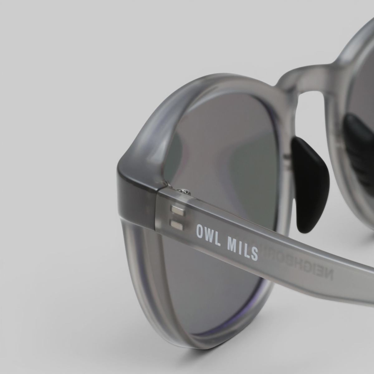 NH X Owlmils . Tsukuyomi Sunglasses - Grey/Grey