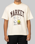 Peanuts Arc T-Shirt - Ecru